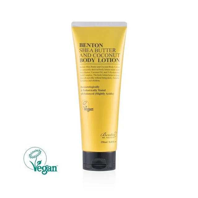 Lotion Corporelle Benton au Beurre de Karité et à la Noix de Coco 250ml — Lotion pour le corps