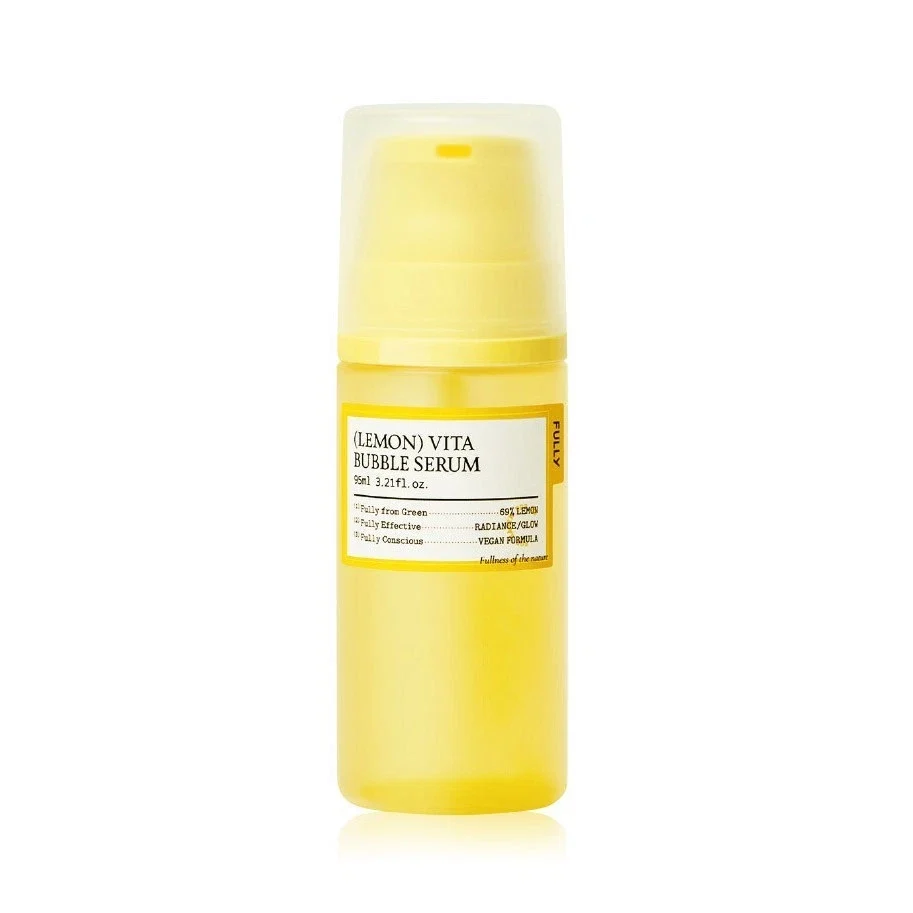 Fully Lemon Vita Bubble Serum 95mL for Radiant Skin — Skincare Devices