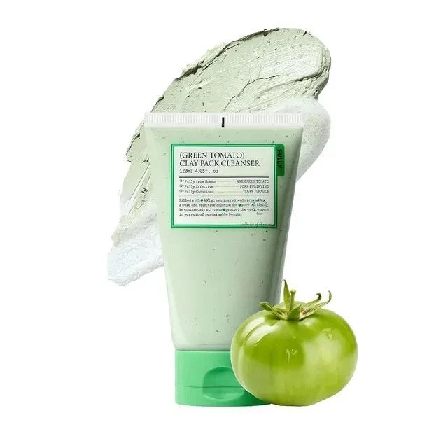 Fully Green Tomato Clay Pack Cleanser 120mL — Facial Cleansing Brushes