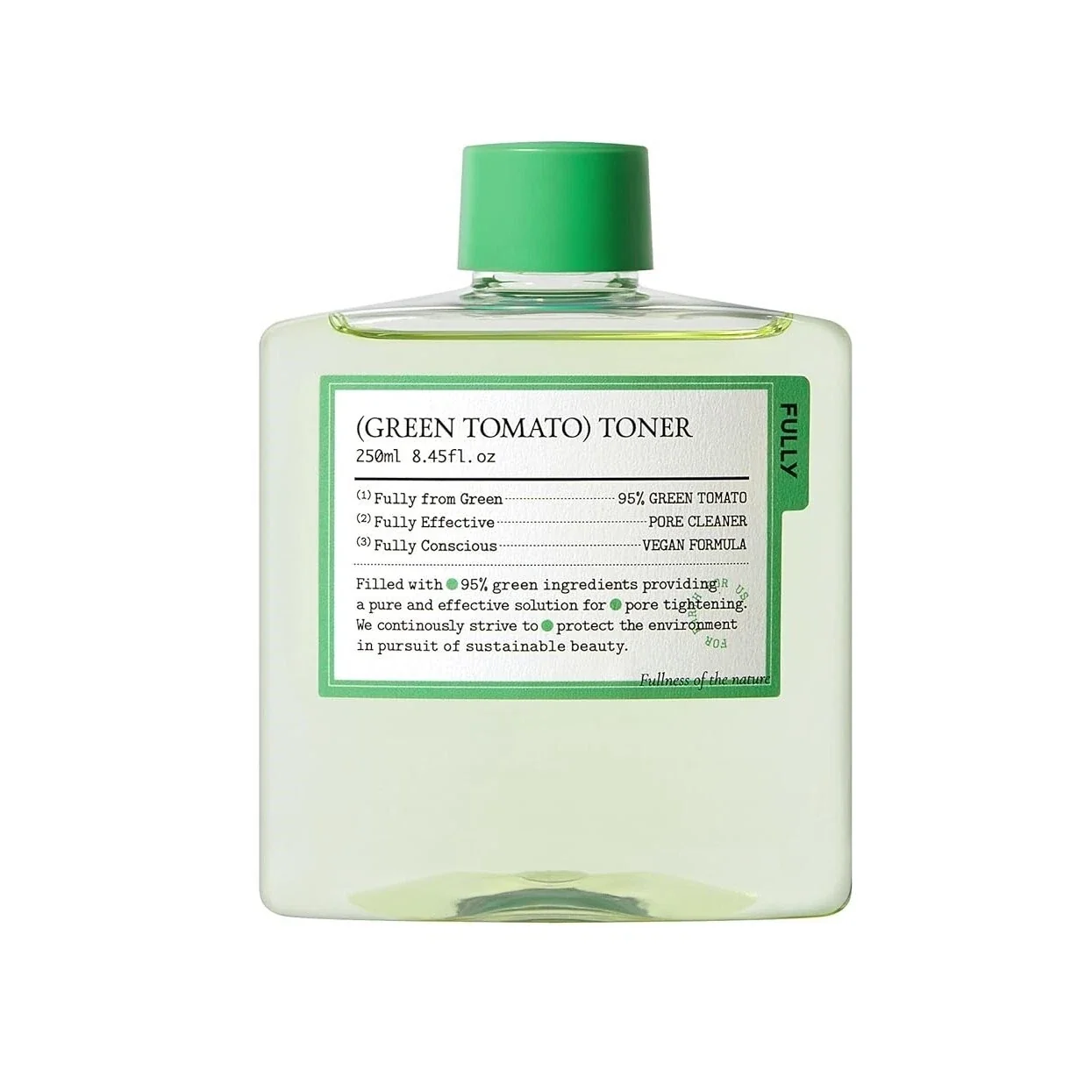 Fully Green Tomato Toner 250mL for Pore Refinement — Skincare Devices