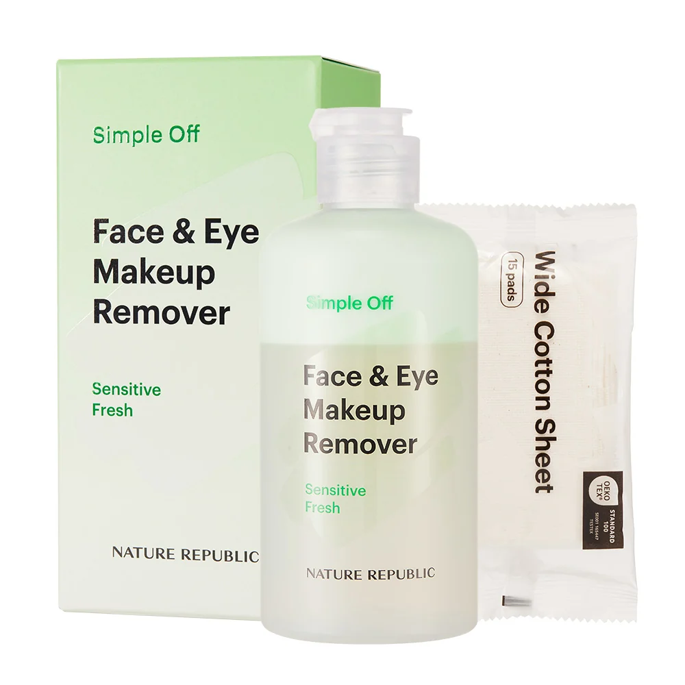 Nature Republic Simple Off Face & Eye Makeup Remover 240ml — Skincare Devices