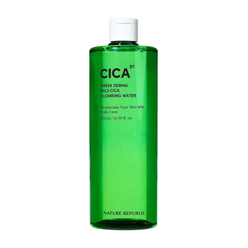 Eau Nettoyante Douce Cica Green Derma de Nature Republic 500ml