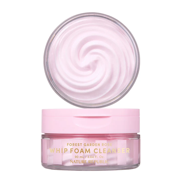 Nettoyant Mousse Rose Nature Republic Forest Garden 90ml — Brosse nettoyante électrique pour le visage