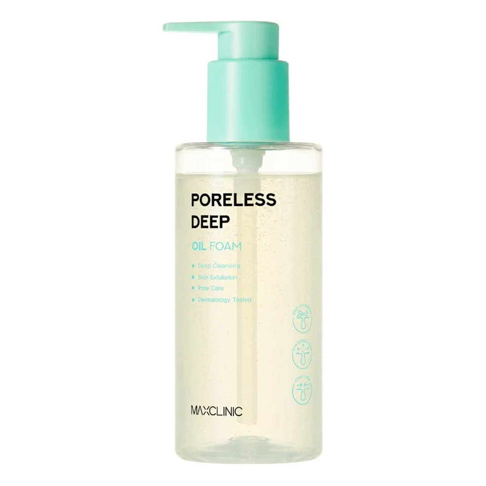 MAXCLINIC Poreless Deep Oil Foam 200ml for Cleansing