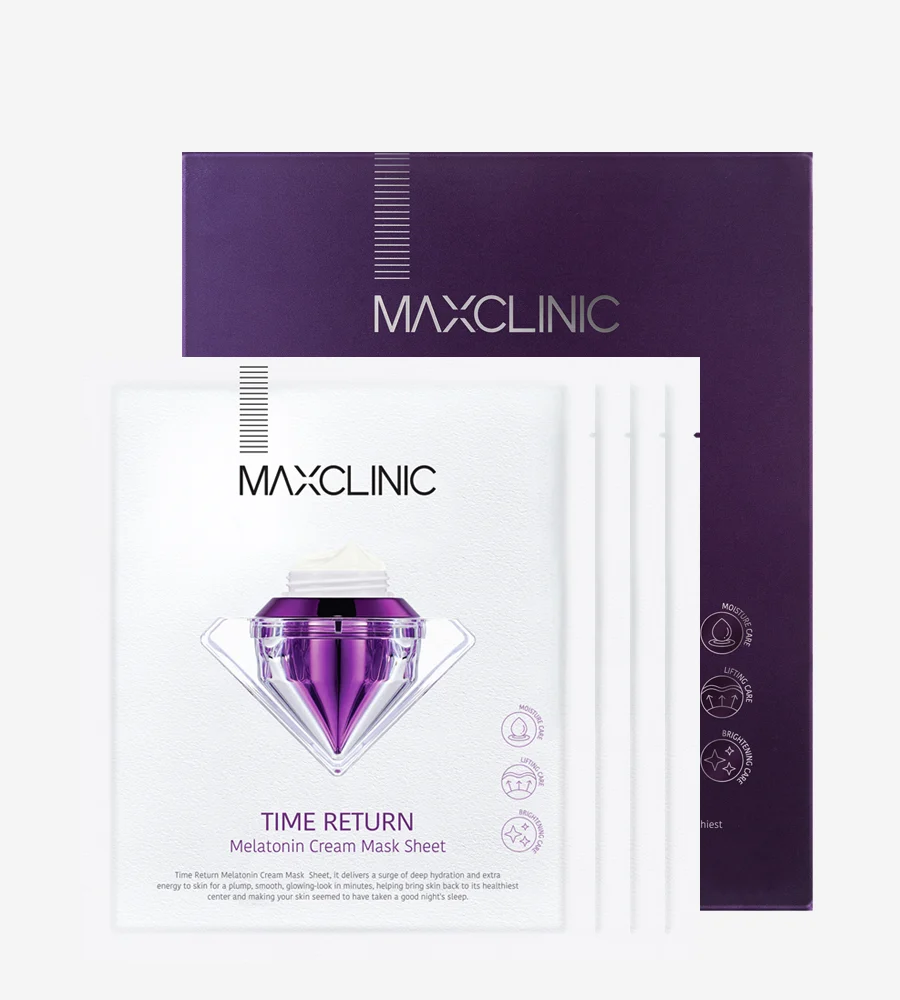 MAXCLINIC Time Return Melatonin Cream Mask 28g - 4 Pack — Skincare Devices