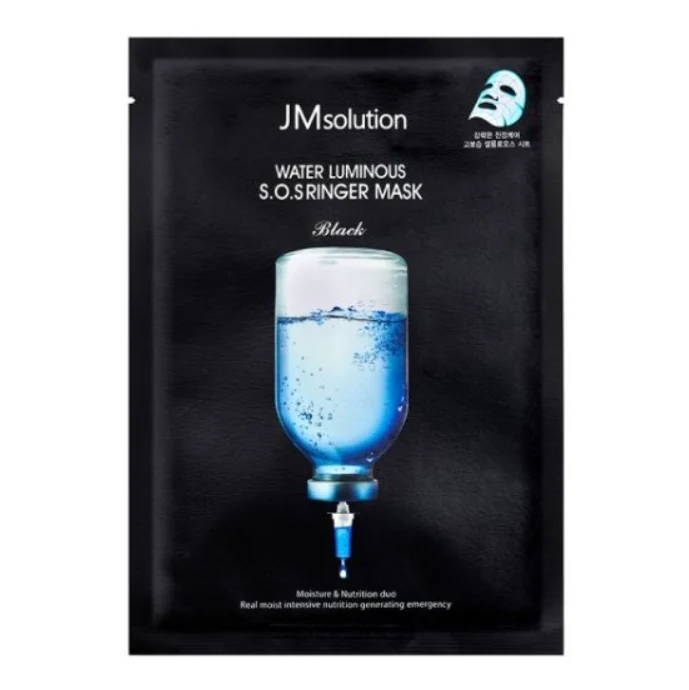 JMsolution Water Luminous S.O.S Ringer Mask Black 35ml x 10 — Skincare Devices