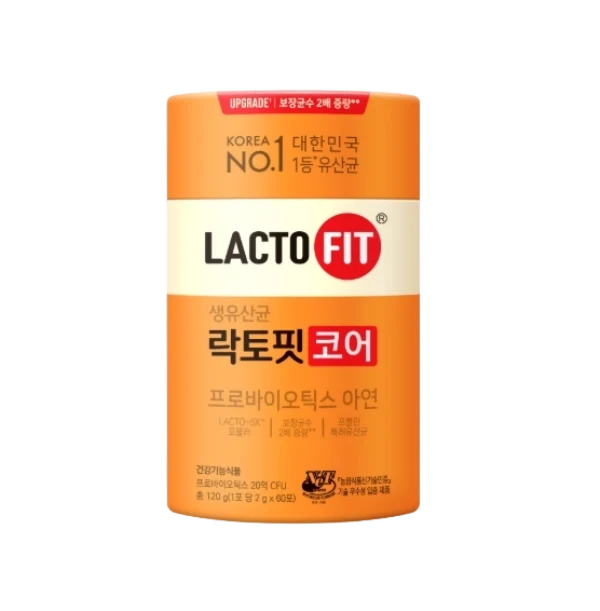 Lacto-Fit Probiotiques Core 60 Sachets Pratiques — Suppléments de bien-être