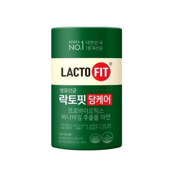 Lacto-Fit Probiotiques pour la Gestion du Sucre Sanguin - 60 Sachets — Suppléments de bien-être