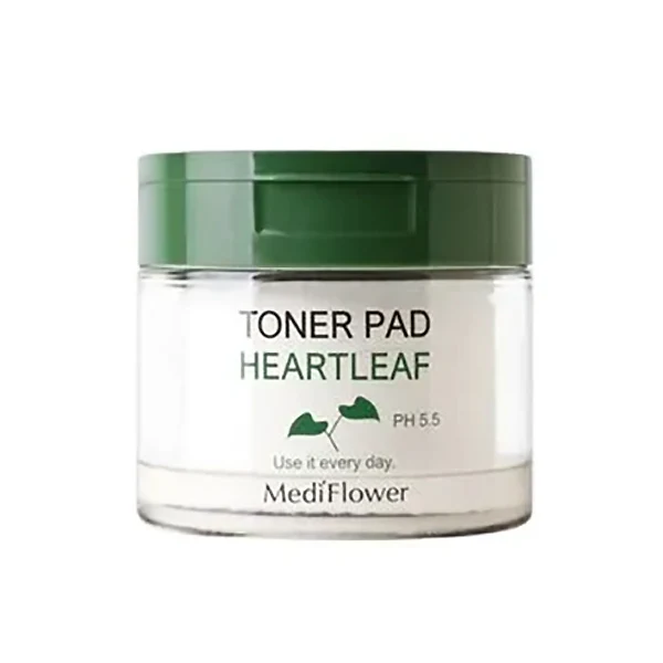 MediFlower Heartleaf Toner Pad 180ml with 60 Pads — Skincare Devices