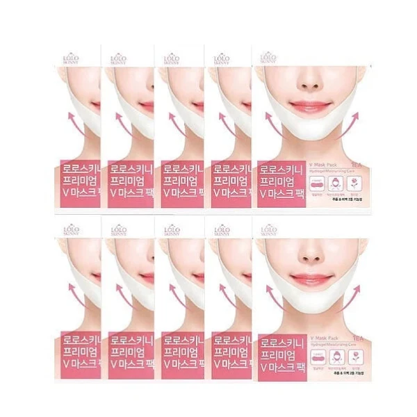 LOLOSKINNY Premium V-Line Mask Pack - 10 Pieces — Skincare Devices