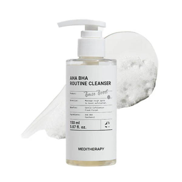 Nettoyant Routine AHA BHA Meditherapy 150ml — Nettoyants visage