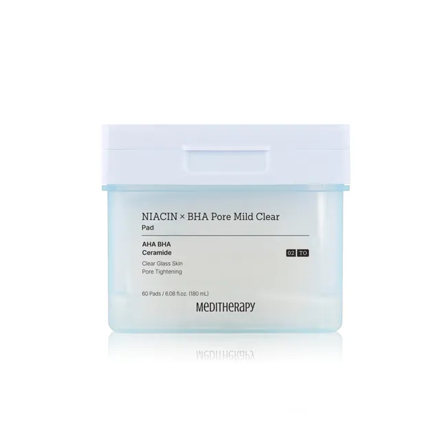 Meditherapy Niacin x BHA Pore Mild Clear Pad 180ml
