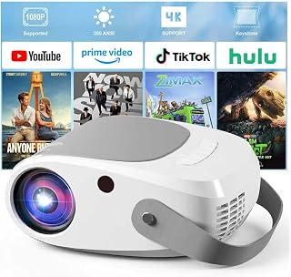 Portable Projector with WiFi and Bluetooth, 1080P — Portable Projector
