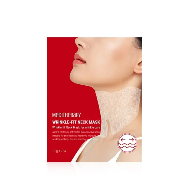 Masque pour le cou Wrinkle-Fit Meditherapy 10g - 7 feuilles — Appareils de soins de la peau