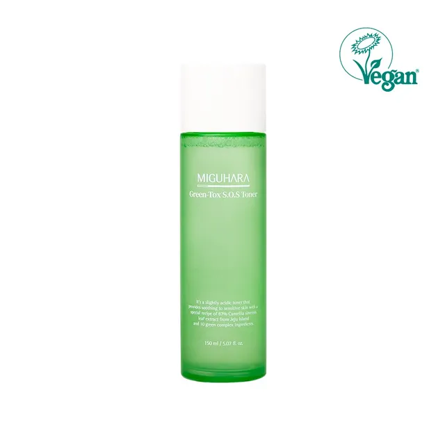 MIGUHARA Green-Tox S.O.S Toner 150ml pour Peau Sensible — Appareils de soins de la peau