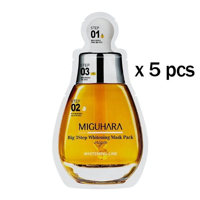 Miguhara Masque Éclaircissant Big 3 Step Pack - 5 pcs