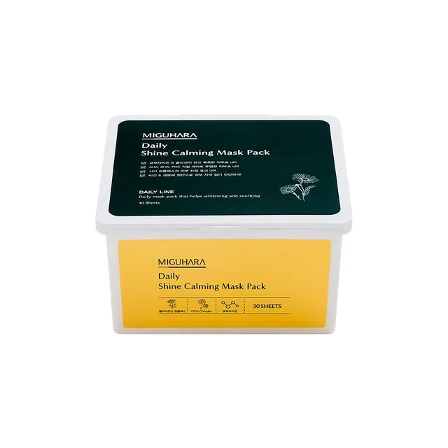 MIGUHARA Masque Apaisant Daily Shine 350g - 30 Feuilles — Appareils de soins de la peau