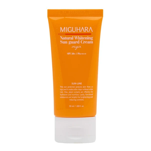 MIGUHARA Natural Whitening Sun Guard Cream Origin SPF50+ PA++++ — Skincare Devices