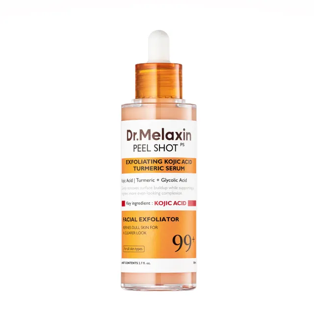 Sérum Exfoliant Kojic Acid Turmeric 80ml Dr.Melaxin Peel Shot — Appareils de soins de la peau