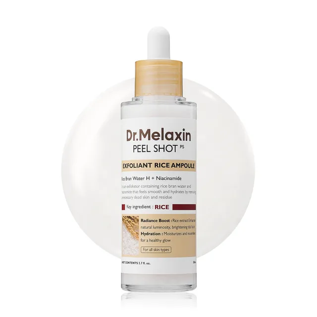 Dr.Melaxin Peel Shot Exfoliant Ampoule de Riz Blanc 80ml — Appareils de soins de la peau