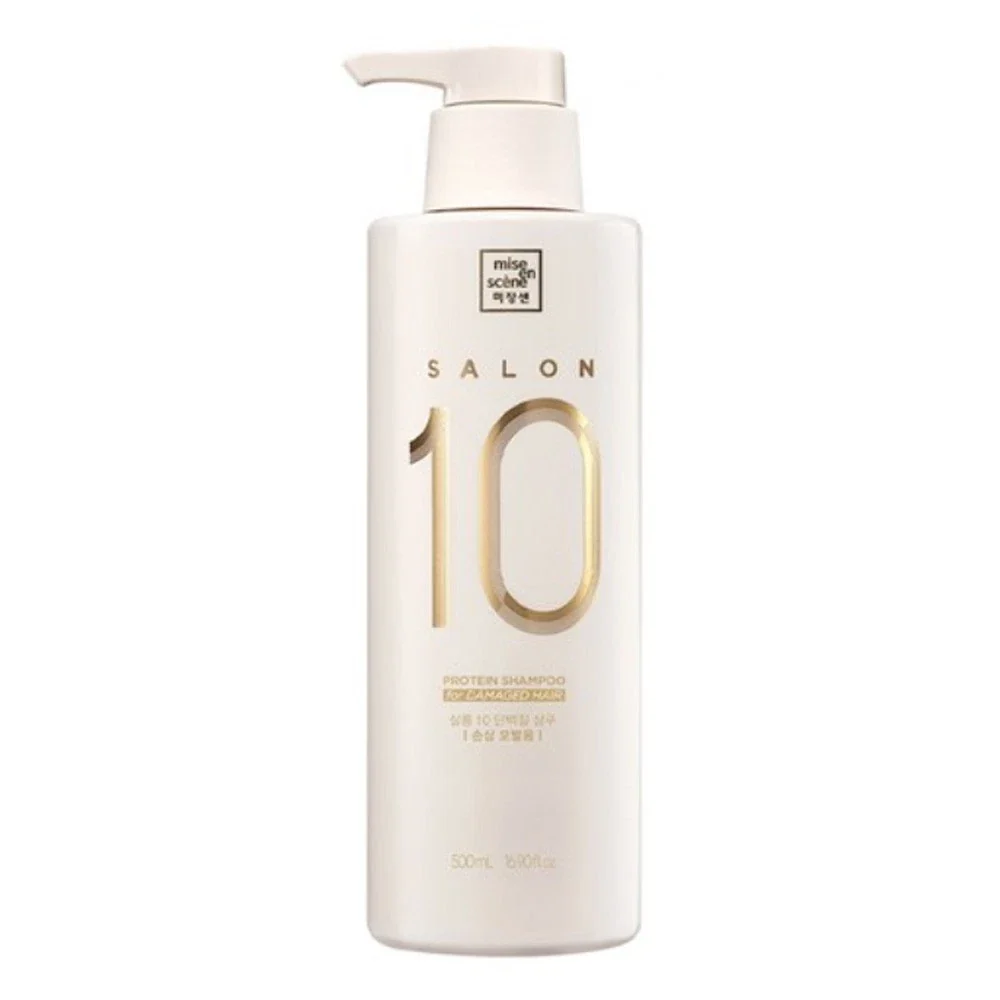 Mise en Scène Salon 10 Protein Shampoo for Damaged Hair 500ml — Shampoo