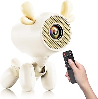 Cartoon Dog Mini Projector 1080P Full HD WiFi6 — Portable Projector