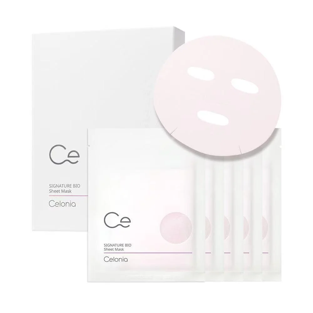 Masque en Tissu Bio Signature Celonia 33g - Paquet de 5 — Appareils de soins de la peau