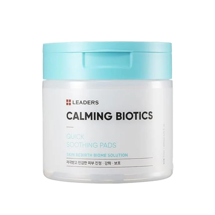 LEADERS Calming Biotics Quick Soothing Pads 170ml (80 tampons) — Appareils de soins de la peau