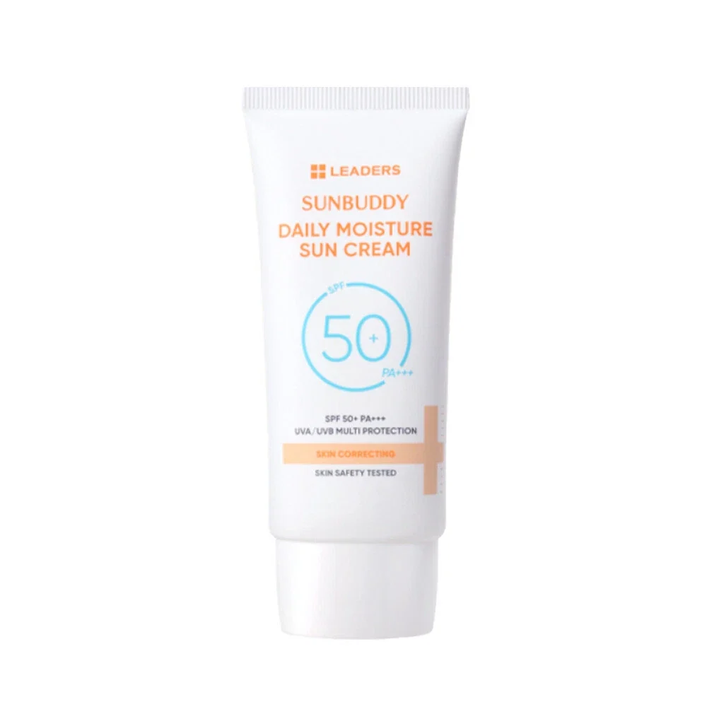 LEADERS Sunbuddy Daily Moisture Sun Cream SPF50+ PA+++ 50ml — Skincare Devices