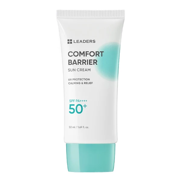 Crème Solaire Barrière Confort LEADERS SPF 50+ PA++++ 50ml — Appareils de soins de la peau