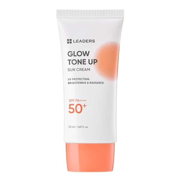 LEADERS Glow Tone Up Sun Cream SPF 50+ PA++++ 50ml — Skincare Devices