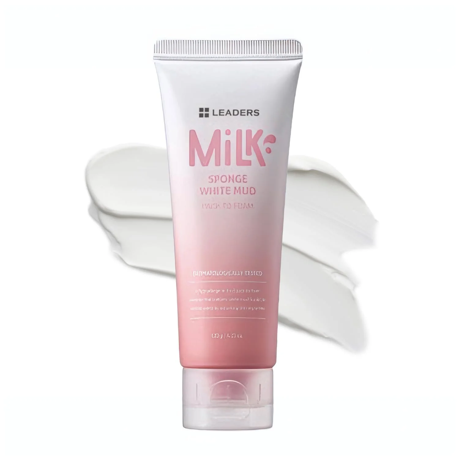 LEADERS Masque de boue blanche Milk Sponge en mousse 120g