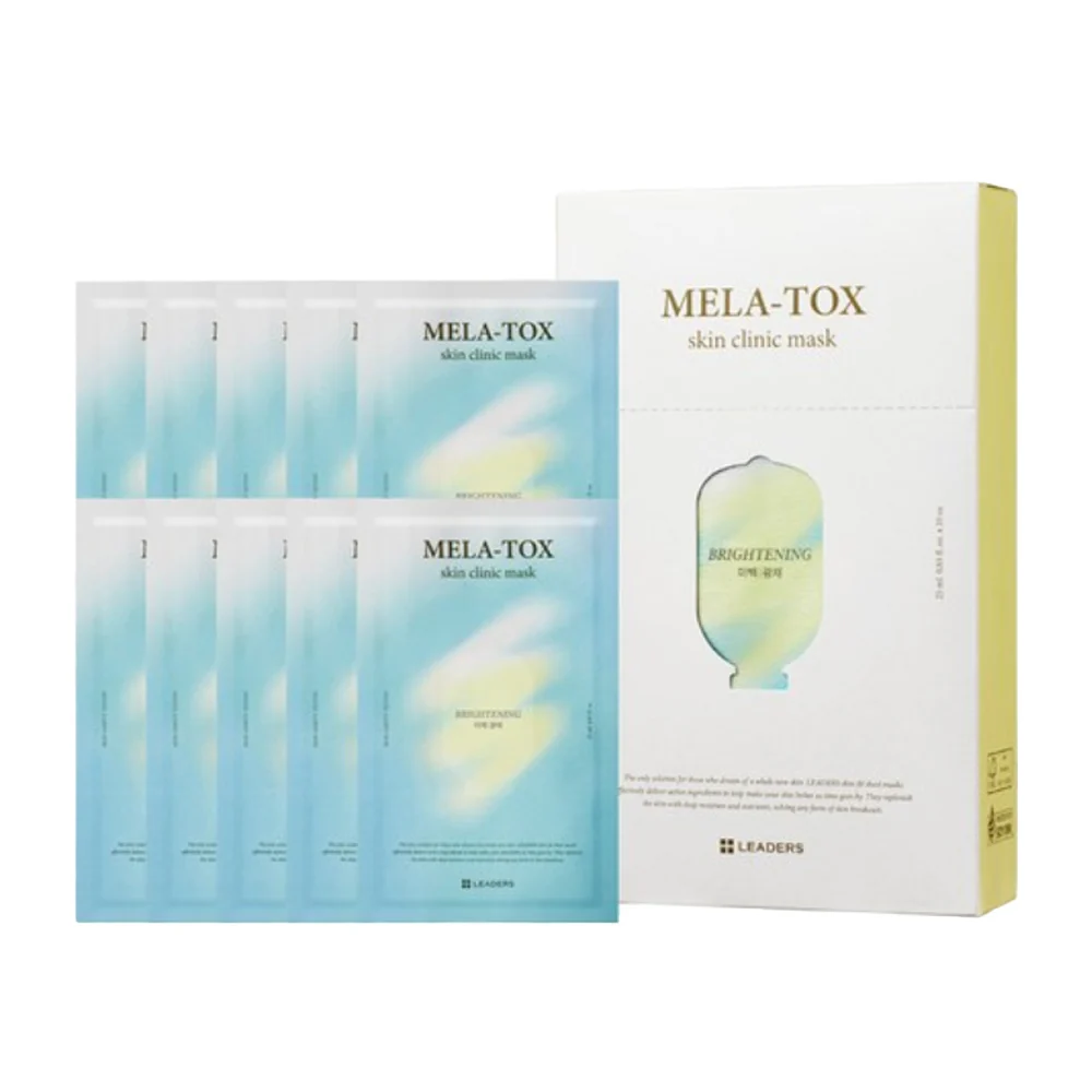 Masque LEADERS Mela Tox Skin Clinic 25ml - 10 unités — Appareils de soins de la peau