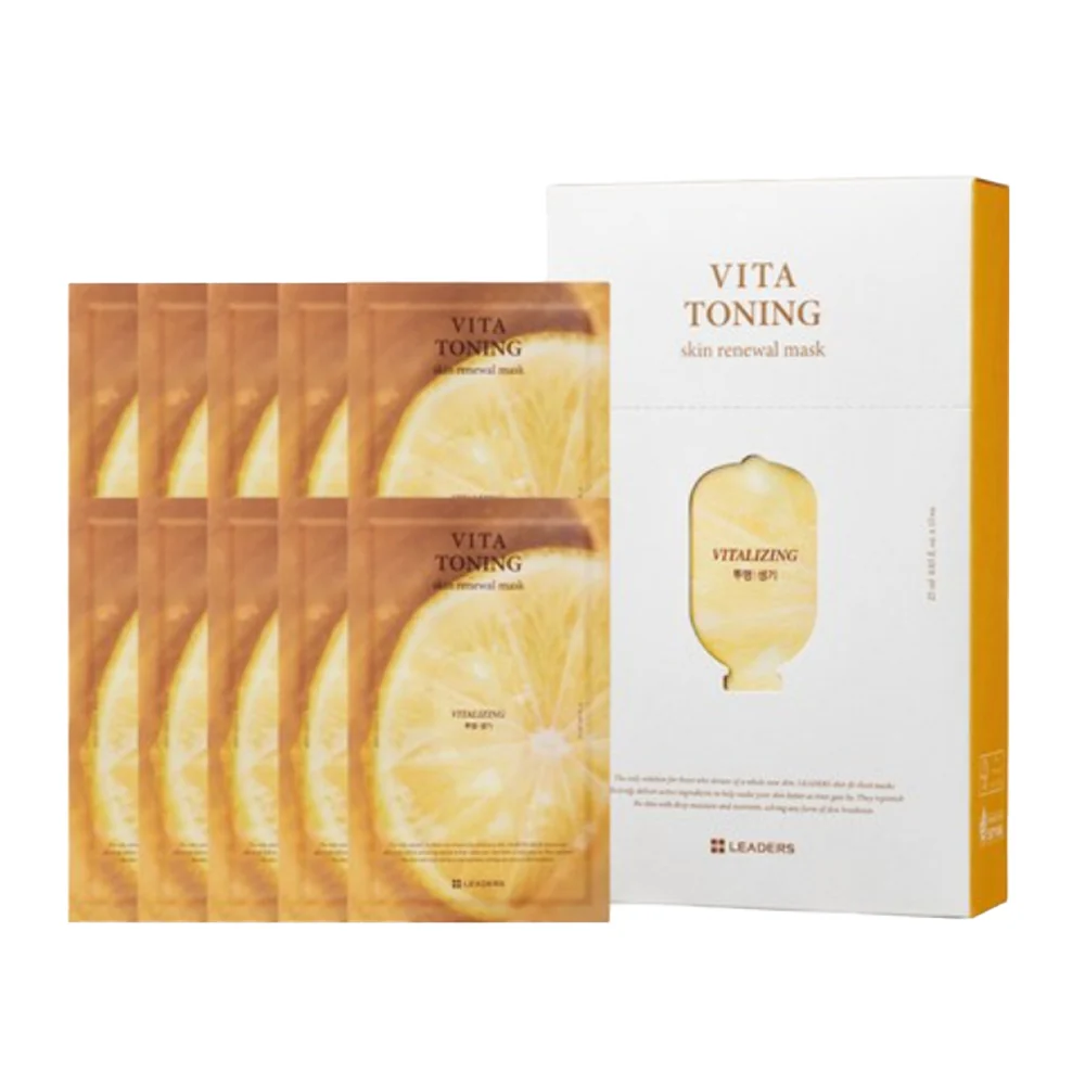 Masque de Renouvellement de Peau Vita Toning LEADERS 25ml - 10pcs — Appareils de soins de la peau