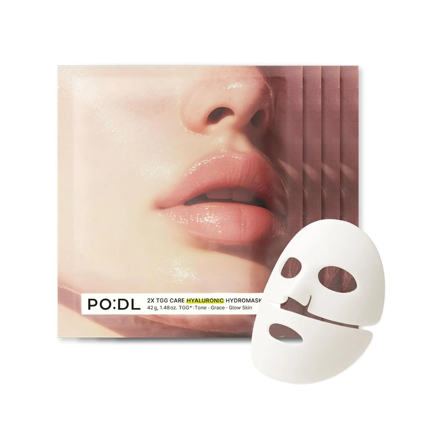 PO:DL 2X Tgg Care Hyaluronic Hydromask 42g - Ensemble de 4 pièces — Appareils de soins de la peau