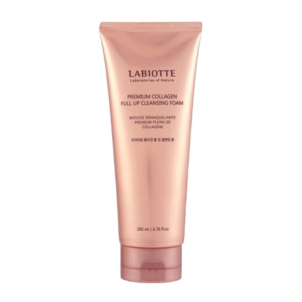 LABIOTTE Premium Collagen Full Up Cleansing Foam 200ml — Facial Cleansing Brushes