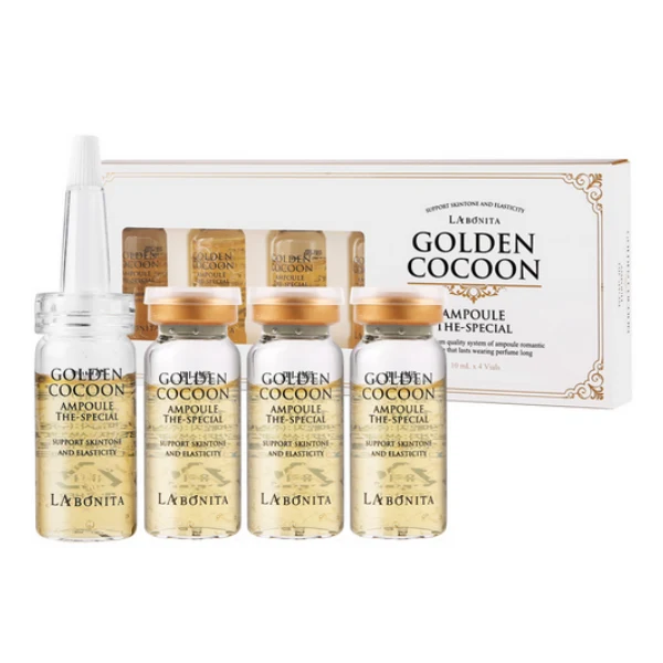 LABONITA Ampoule Golden Cocoon 10ml x 4 pour la Récupération de la Peau — Appareils de soins de la peau