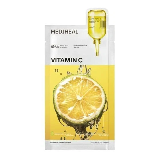 Mediheal Masque Essentiel à la Vitamine C 24ml x 10 — Hydratant pour le visage