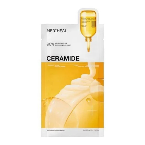 Masque en feuille essentiel à la céramide MEDIHEAL 24ml x 10 — Appareils de soins de la peau