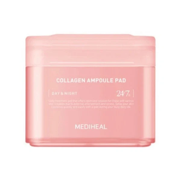 MEDIHEAL Collagen Ampoule Pad 170ml - 100 Tampons — Appareils de soins de la peau