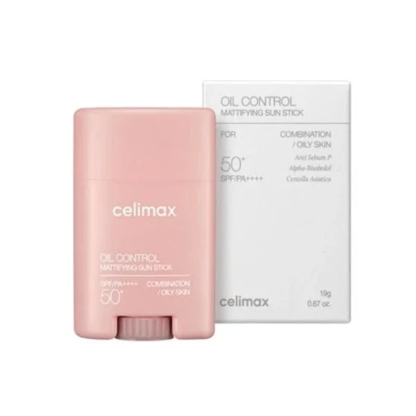 Celimax Stick Solaire Matifiant Contrôle de Sébum 19g SPF50+ PA++++ — Appareils de soins de la peau