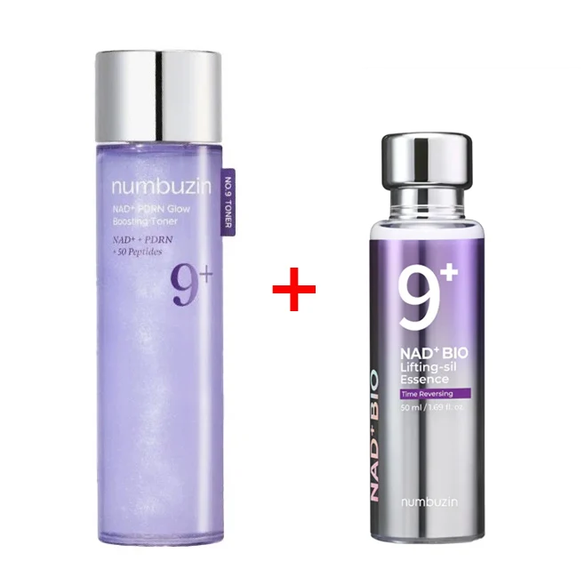 Numbuzin No.9 PDRN Tonique Éclaircissant et Ensemble d'Essence