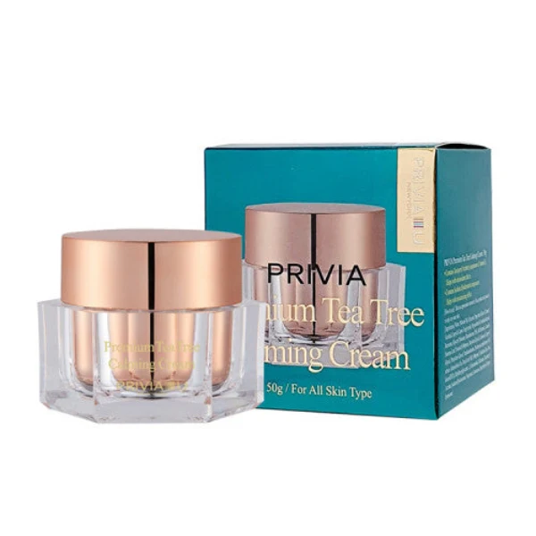 Privia Premium Tea Tree Calming Cream 50g — Skincare Devices