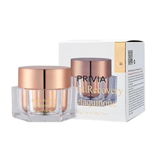 Crème éclaircissante Privia Bright Recovery Melaquinone 50g — Appareils de soins de la peau