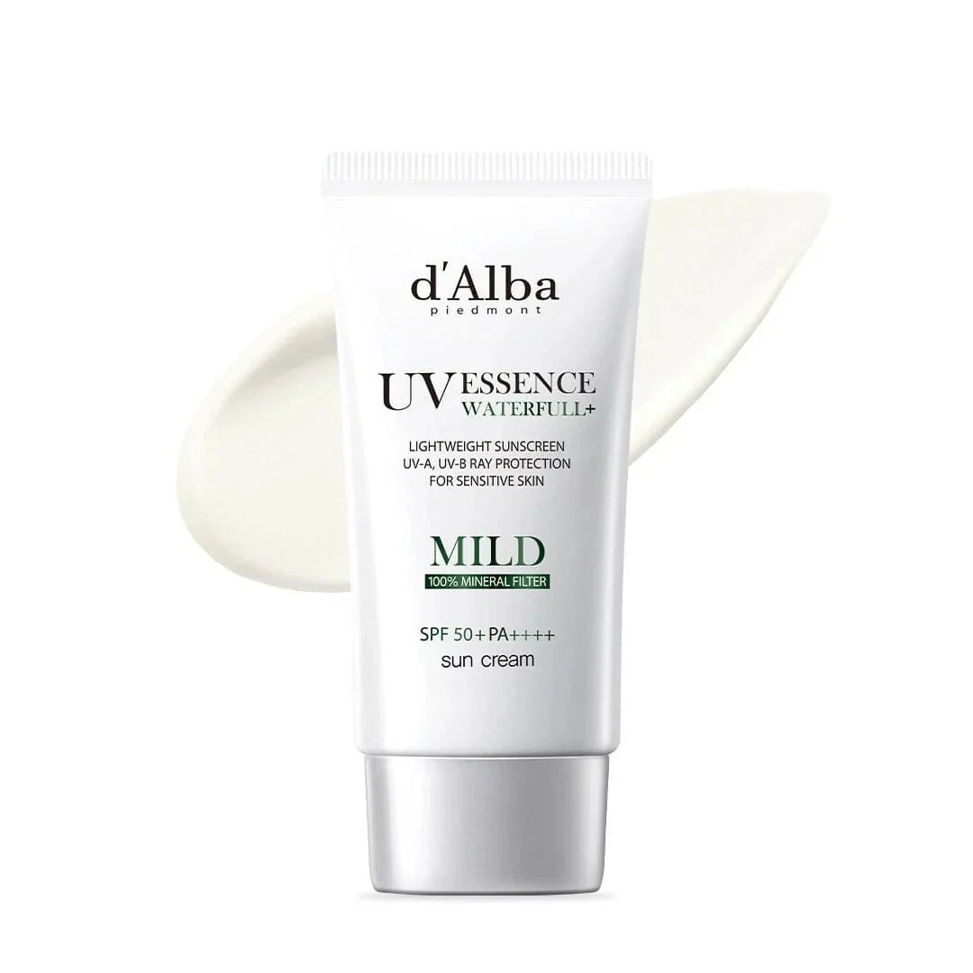 Crème solaire douce d'Alba UV Essence Waterfull 50mL — Appareils de soins de la peau