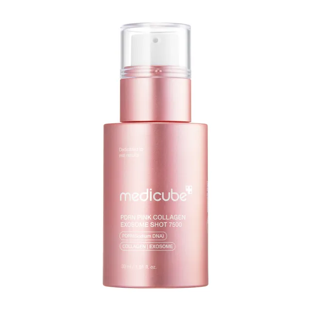 Sérum Shot Exosome PDRN Pink Collagen Medicube 7500 30ml — Appareils de soins de la peau