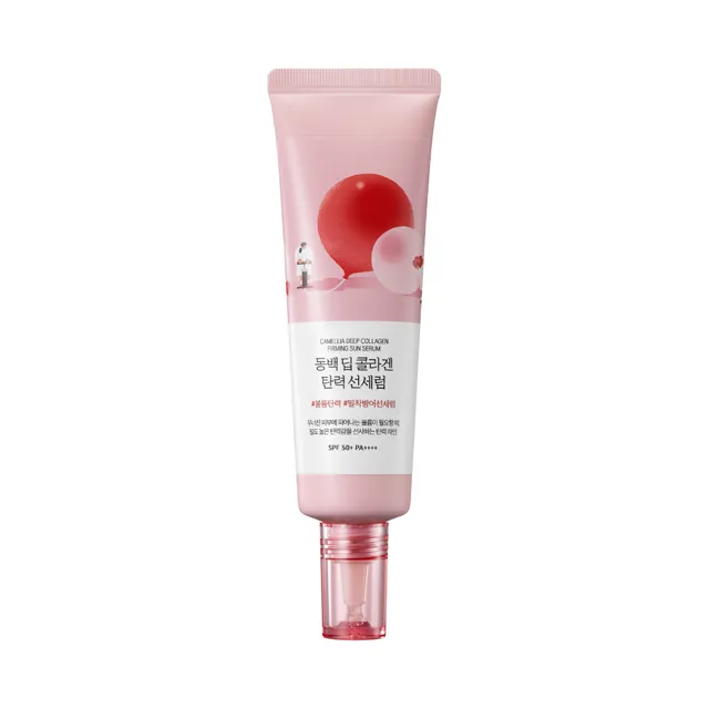 Sérum solaire raffermissant au collagène profond Camellia ROUND LAB 50ml