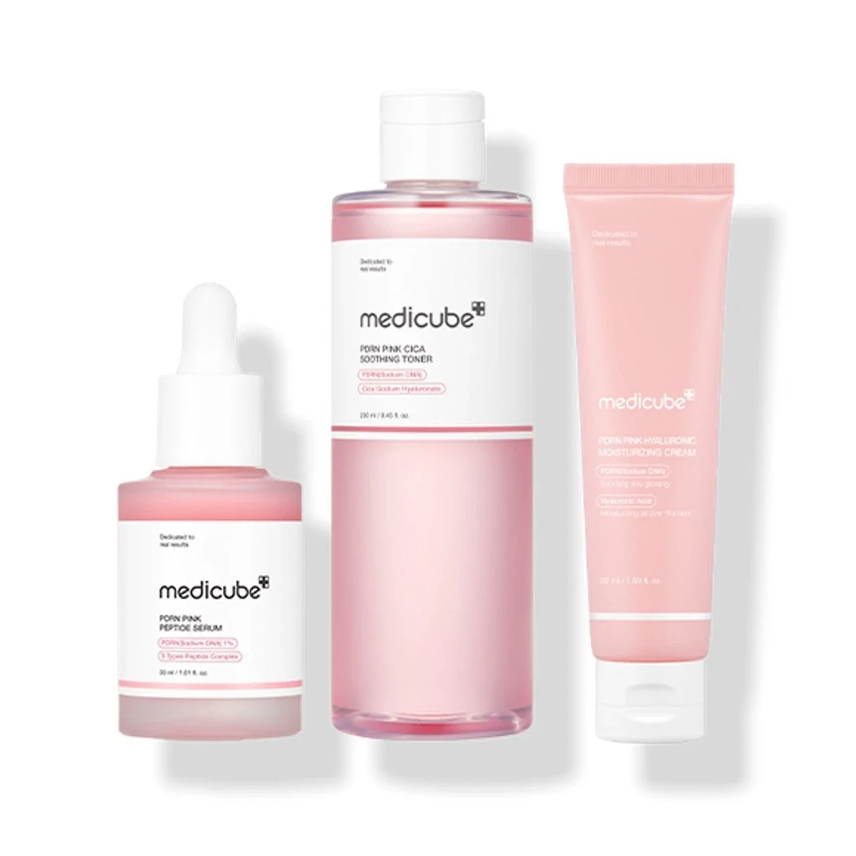 Ensemble de 3 pièces Medicube PDRN Toner, Ampoule et Crème