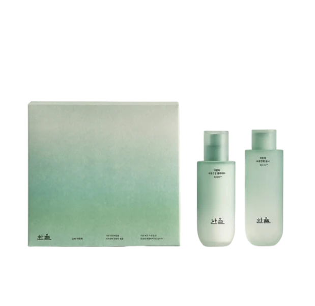 Ensemble de Tonique et Fluide Apaisant Hanyul Pure Artemisia — Appareils de soins de la peau