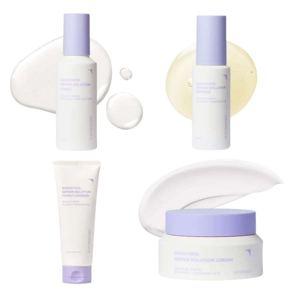 DEOPROCE Bakuchiol Repair Solution 4-Piece Set